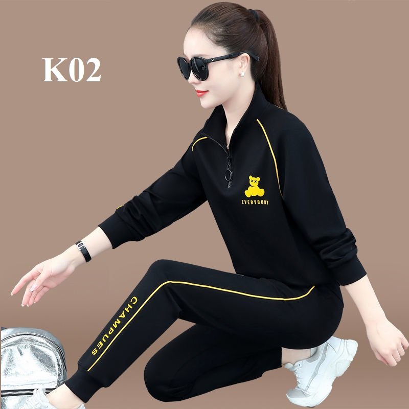 Đồ Bộ Thu Đông Dài Tay Nữ  Set Đồ Bộ Thun Nữ Thời Trang - 2023 Đủ Size 43-70Kg