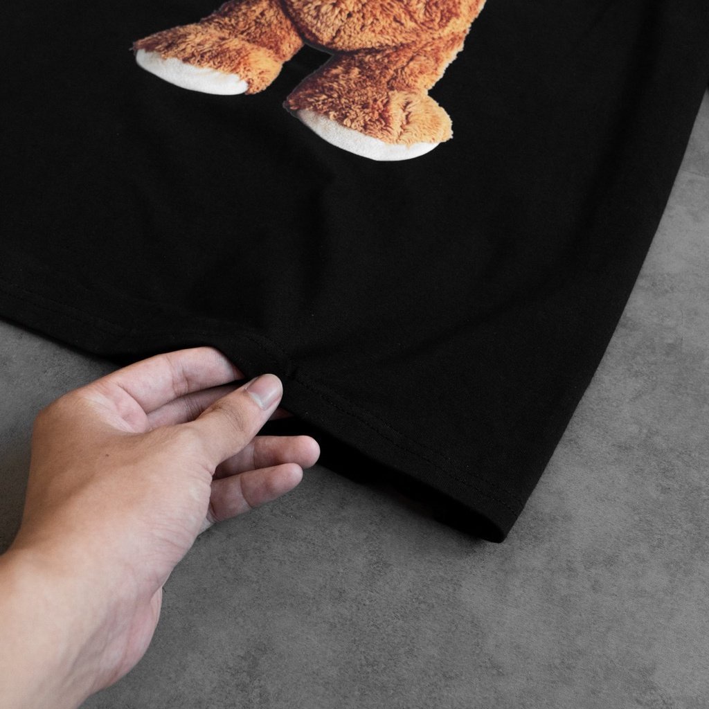 Áo thun tay lỡ Teddy mask MSW Town ,áo phông cotton T shirt nam nữ unisex Vdr(V425)