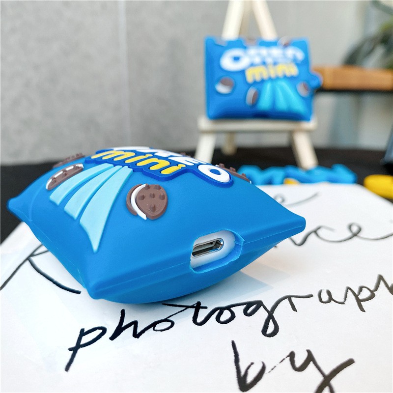 Case Airpod 1 2 Pro Bánh Quy Oreo Mini Chất Liệu Silicon Cao Cấp Vỏ Bọc Airpods Đẹp - Chin Chin Shop