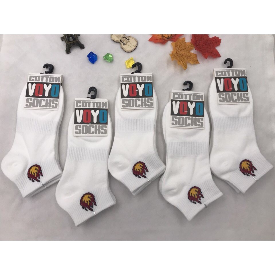 [Rẻ Vô Địch] Combo 5 Đôi Vớ Thời Trang Cổ Ngắn VoYo - FS0078