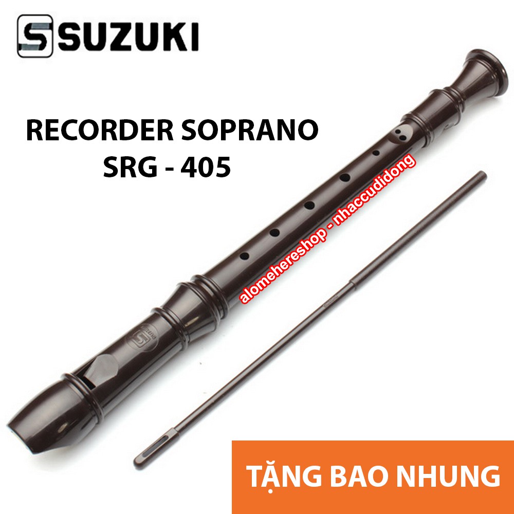 Sáo recorder soprano Suzuki SRG-405