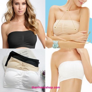 AL010 - Áo ngực thể thao dạng ống Bandeau Bra kèm mút đệm ngực