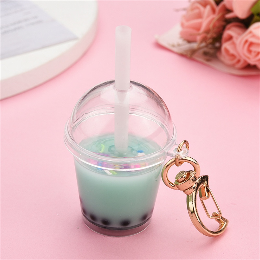 Móc Khóa Hình Ly Trà Sữa Mini Độc Đáo Thời Trang