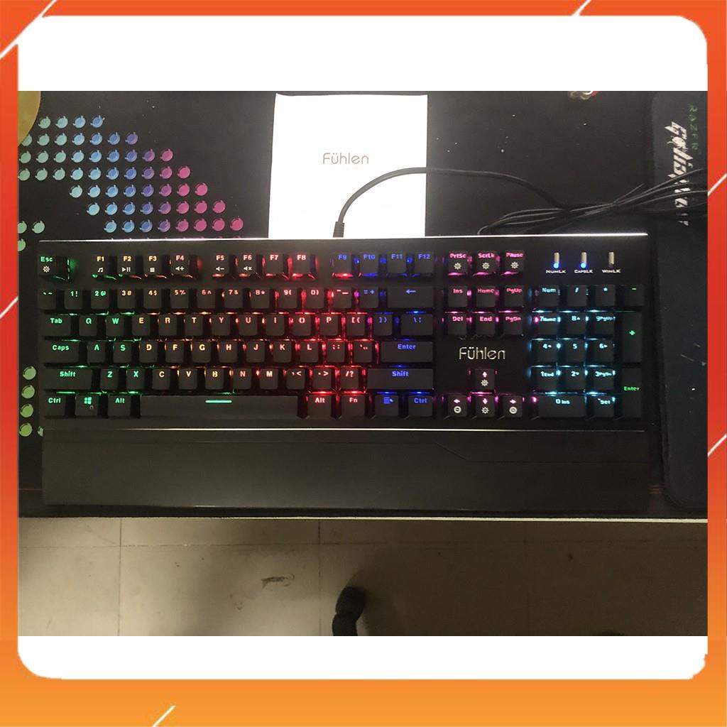 [ HÀNG SIÊU CẤP ] Bàn phím cơ Gaming Fuhlen Eraser - Fuhlen E  - Led Rainbow - BH chính hãng 24 tháng [ CHÍNH HÃNG ] | BigBuy360 - bigbuy360.vn