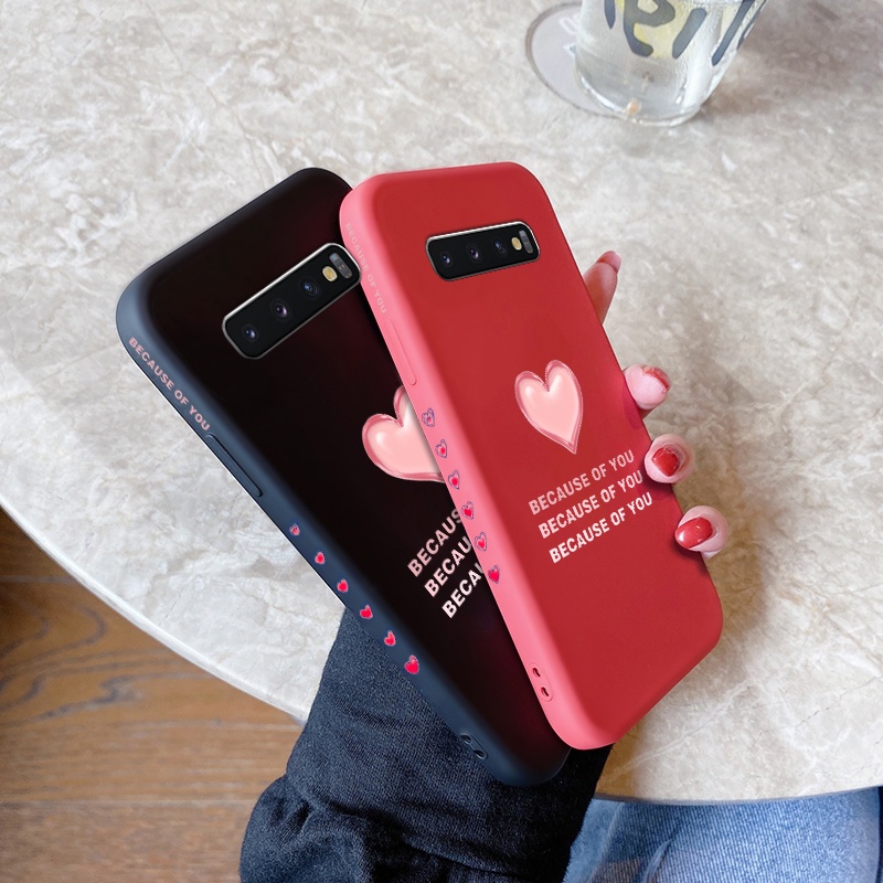 Ốp điện thoại silicon chống sốc cho Samsung galaxy S10 4G 5G S10E S10 Lite S10 Plus S9 Plus