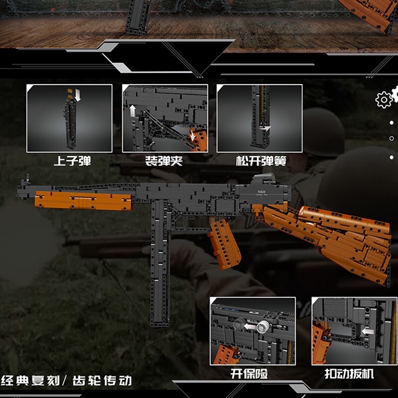 Đồ chơi lắp ráp mô hình thompsom nonlego mould king 14022