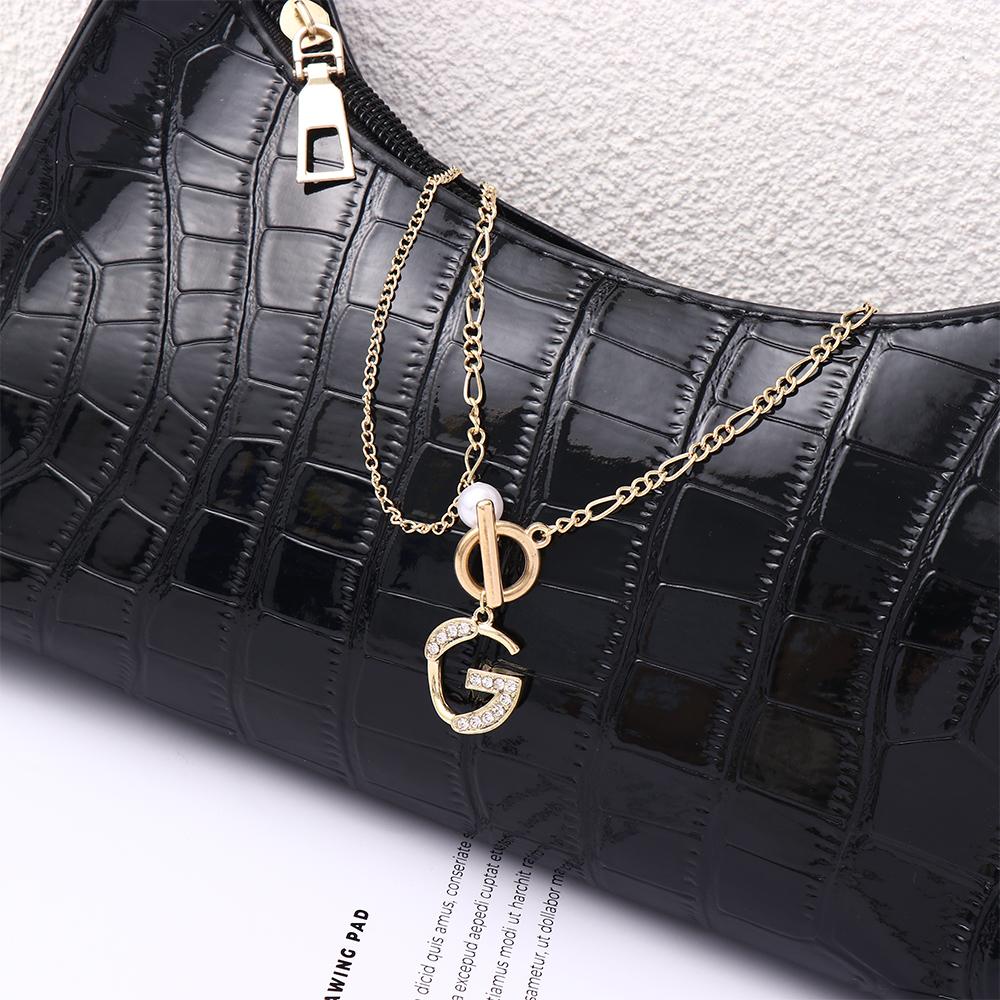 Vòng cổ Mặt Chữ G Sang Trọng Cho Nam|Vòng cổ Mặt Đá Quyến Rũ Cho Nữ