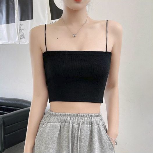 Áo 2 dây basic vintage siêu hot 2021 ( kèm video thật )