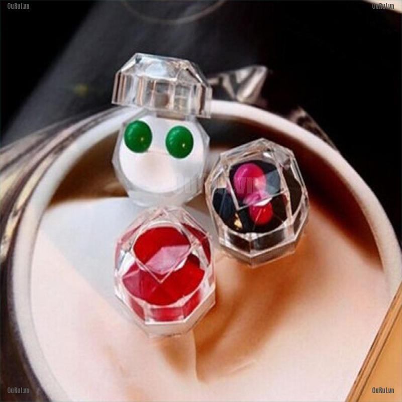 Set 5 Hộp Nhựa Acrylic Trong Suốt Đựng Nhẫn Tiện Dụng