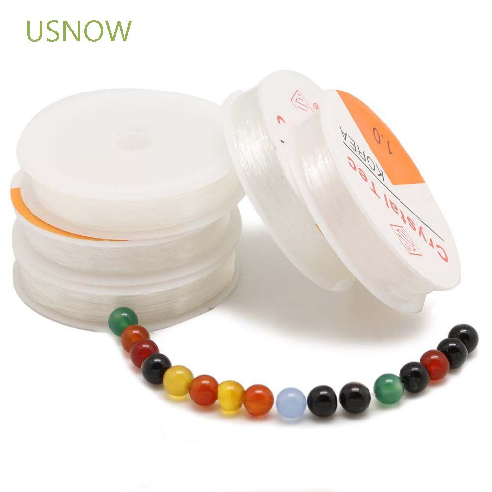 Dây cước trong suốt co giãn tốt xỏ hạt cườm làm vòng tay/ dây chuyển thủ công