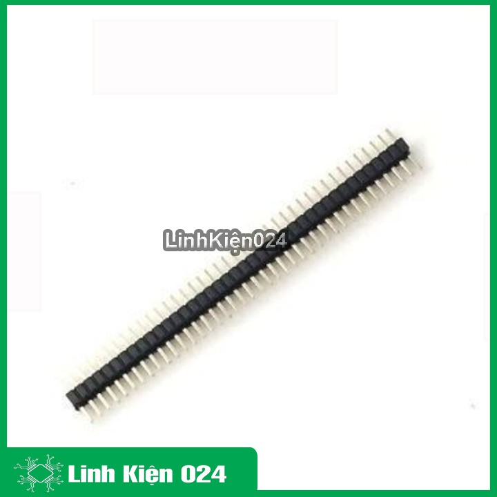 Bộ 10 Thanh Jump Đực Đơn 1x40P 2.54mm ( Đen )