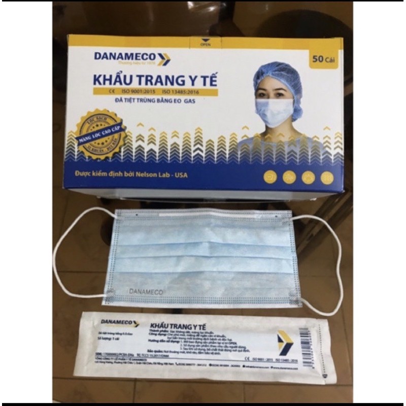 Khẩu trang tiệt trùng Danameco