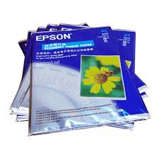 Giấy in ảnh EPSON A4 230Gsm 1 mặt bóng ( 20 tờ )