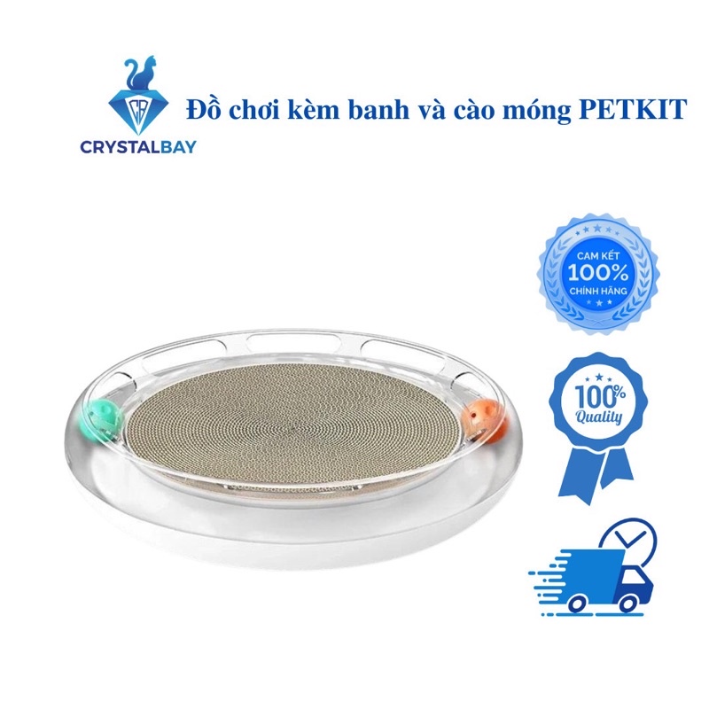 BÀN CÀO MÓNG PETKIT CHO MÈO KẾT HỢP BÓNG ĐỒ CHƠI
