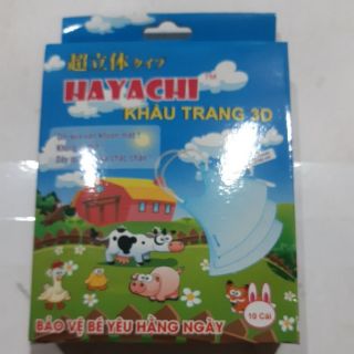 Khẩu trang giấy 3D hàng công ty không ₫ộc hại dành cho e  bé gái, gái siêu đẹp siêu bền rất tiện lợi