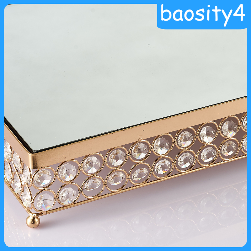 Bộ 4 Đế Đựng Bánh Bằng Pha Lê Phong Cách Châu Âu