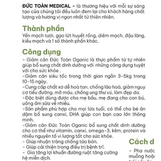 Bột giảm cân Đức Toàn oganic
