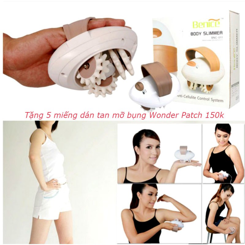 Máy massage đánh tan mỡ bụng (tặng kèm 5 miếng dán tan mỡ bụng 150k)