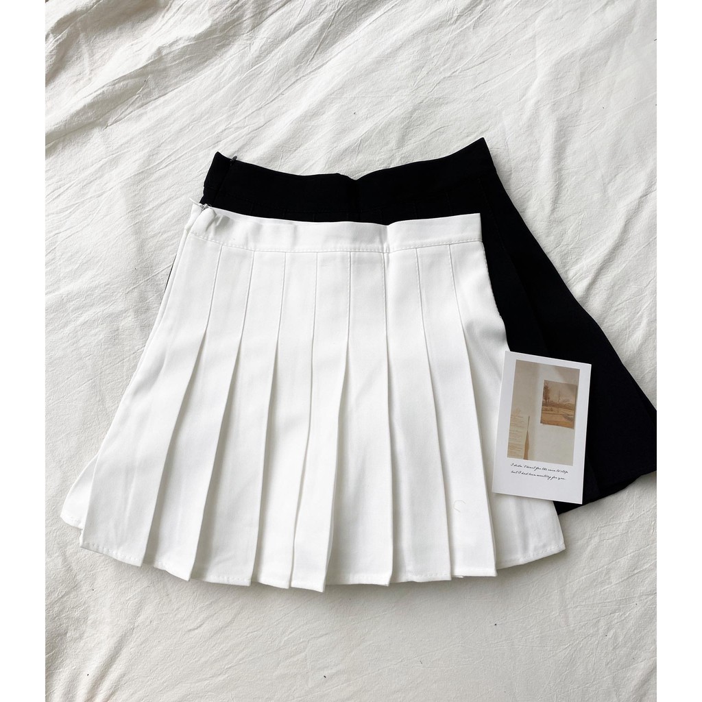 [Qùa Tặng Dây Buộc Tóc Bạn Nhé] Chân váy xoè xếp ly tennis skirt Quảng Châu, chân váy ngắn cạp lưng cao chữ A | BigBuy360 - bigbuy360.vn
