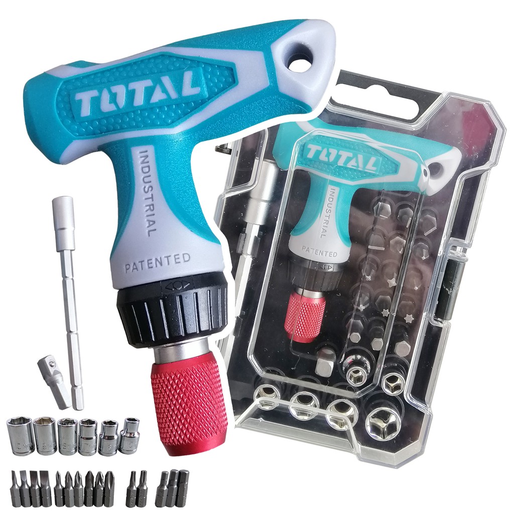 BỘ TUA VÍT 24 CHI TIẾT TỰ ĐỘNG TOTAL TACSD30186  TUA VÍT ĐA NĂNG