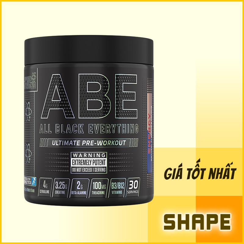 ABE PREWORKOUT [30 Lần Dùng] | Hỗ Trợ Tăng Năng Lượng Trước Tập - Chính Hãng Tại Shape Store