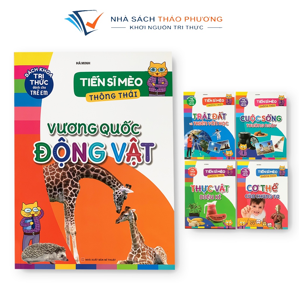 Sách - Bách Khoa Tri Thức Cho Trẻ Em - Tiến Sĩ Mèo Thông Thái (Lẻ cuốn)