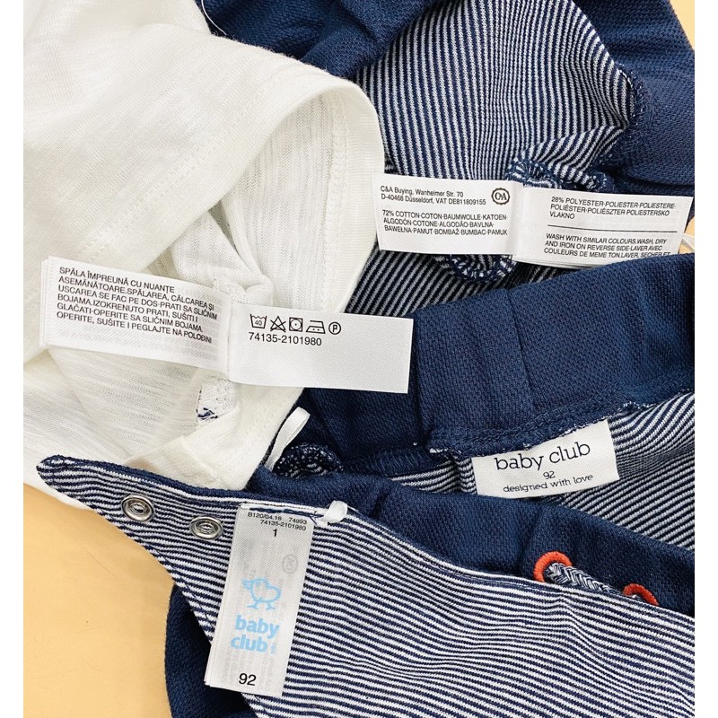 Set bé trai baby club