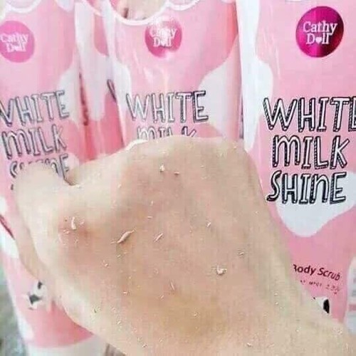 Tẩy tế bào chết toàn thân Cathy doll White milk shine