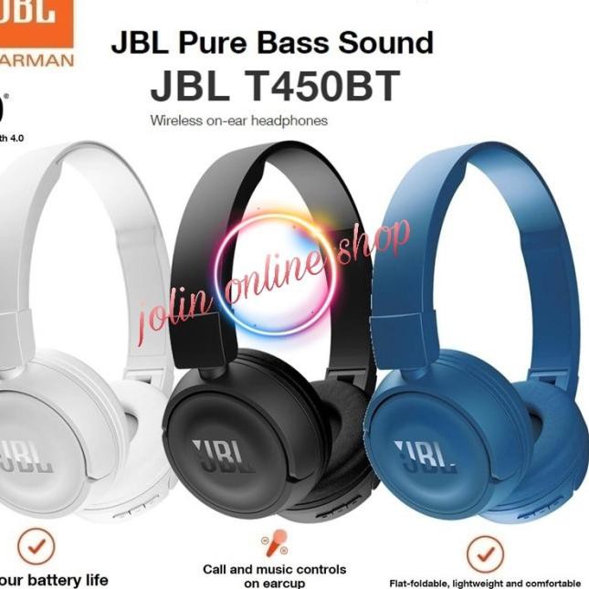 Tai Nghe Bluetooth Không Dây Jbl T450Bt