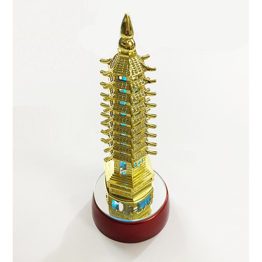 Chân Đế sáng lấp lánh để Hũ đựng vàng Pha Lê và để Tháp Văn Xương loại cao 13cm