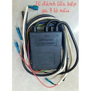 Ic đánh lửa bếp ga 3 lò-ic bếp ga âm 3 bếp - pin 3v