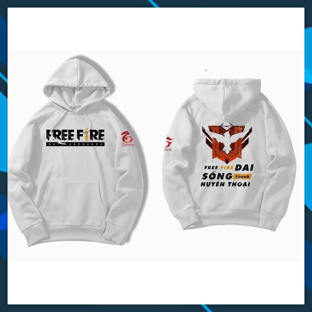 Áo khoác Hoodie FREE FIRE SỐNG DAI THÀNH HUYỀN THOẠI