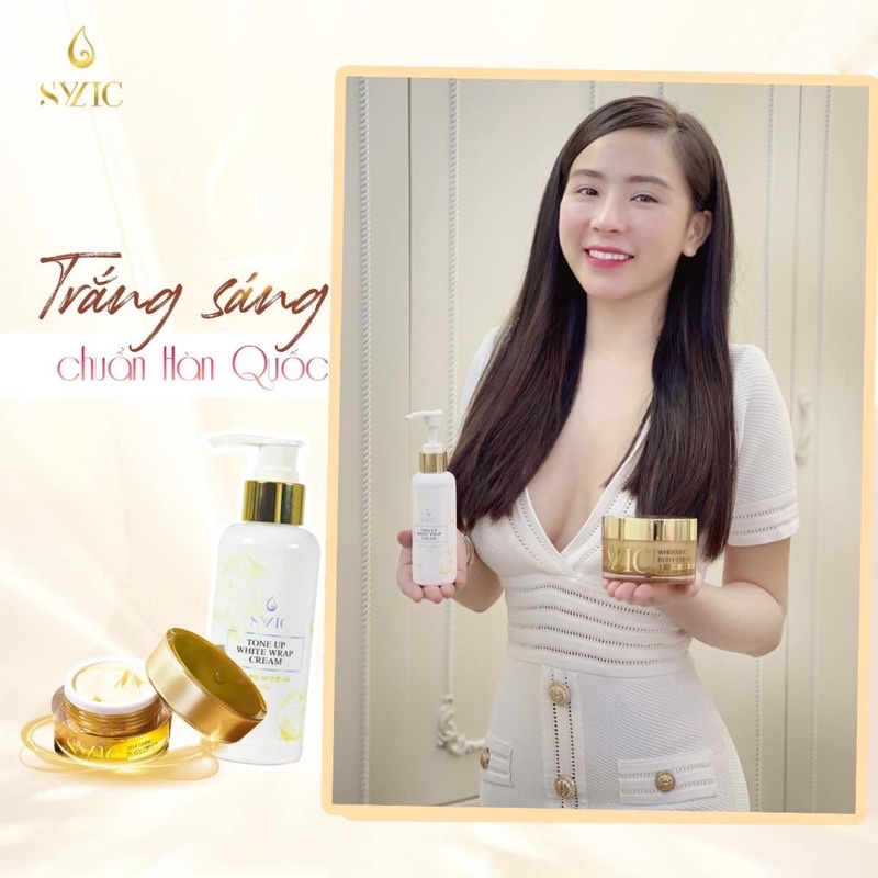 Bộ sản phẩm kem dưỡng trắng toàn thân Sylic Korea giúp da trắng sáng bật tông