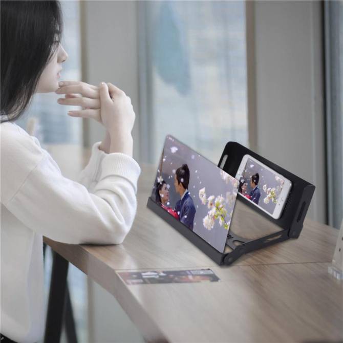Bán rẻ Kính phóng đại 3D màn hình điện thoại Cỡ lớn 12inch, Xem 3D tại nhà