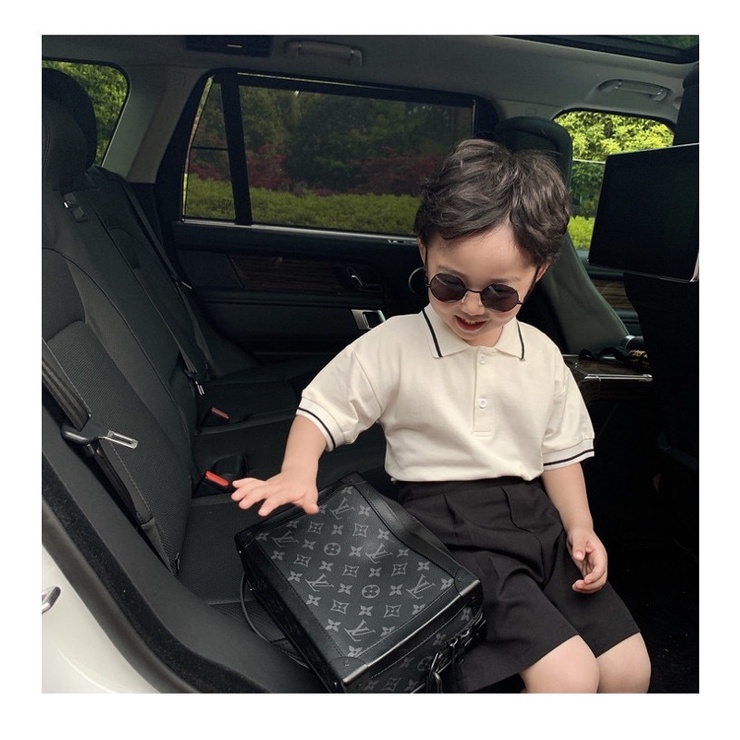 Polo viền cổ cho bé