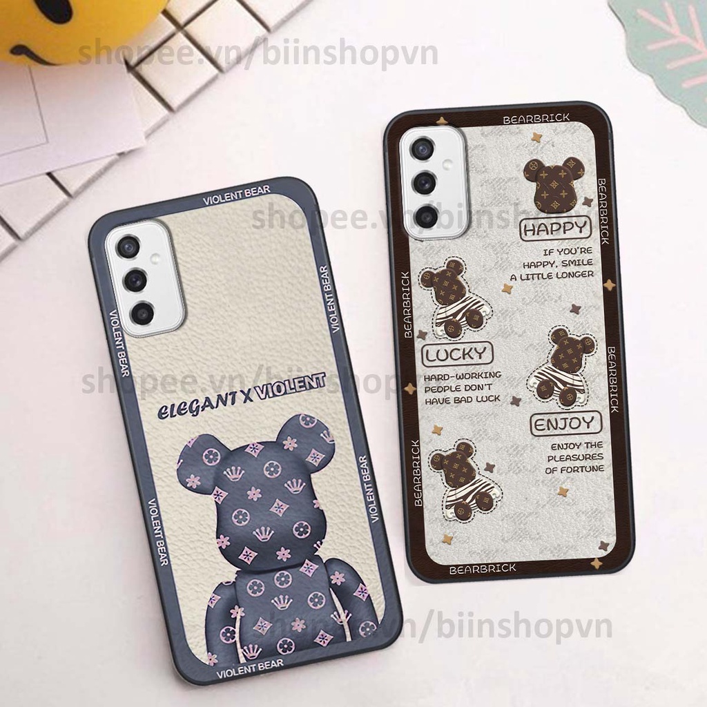 Ốp Samsung M52 5G hình gấu bear brick đẹp độc lạ, thời trang, cá tính