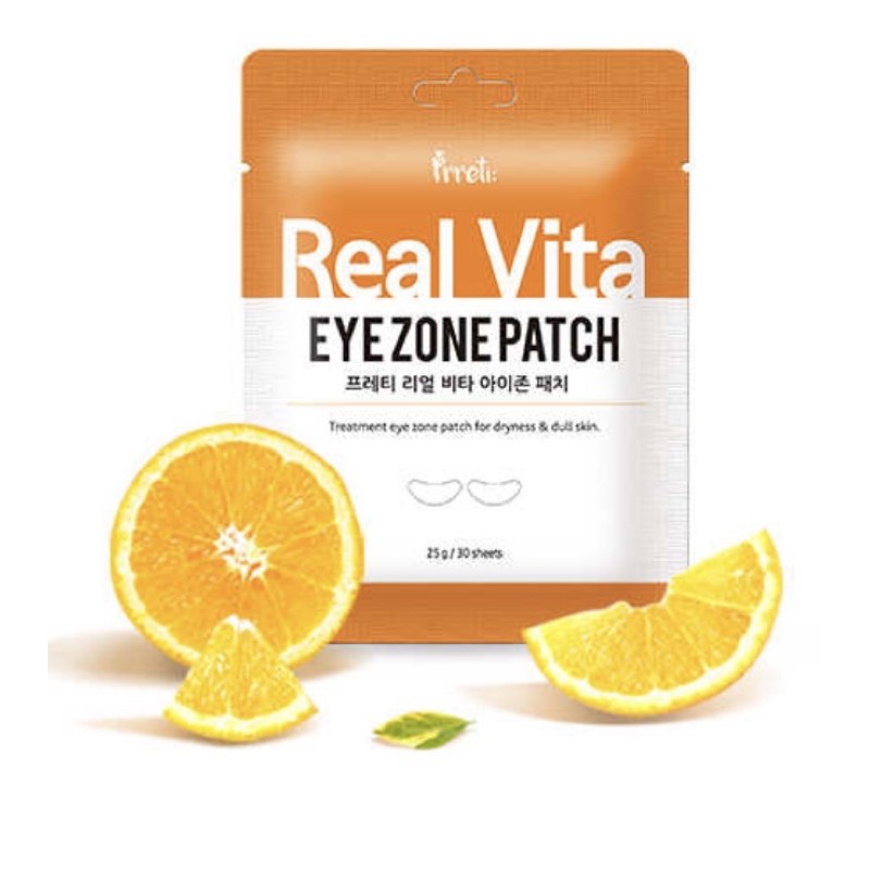 Mặt nạ mắt Prreti Real Vita Eyezone Patch (Túi 30 miếng) (Nhungshika)