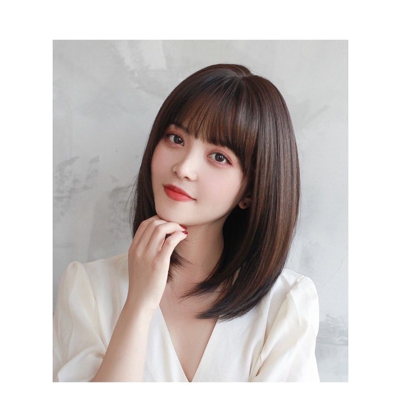 tóc giả cúp 30cm FREE SHIP ❤️cả đầu mã 2046