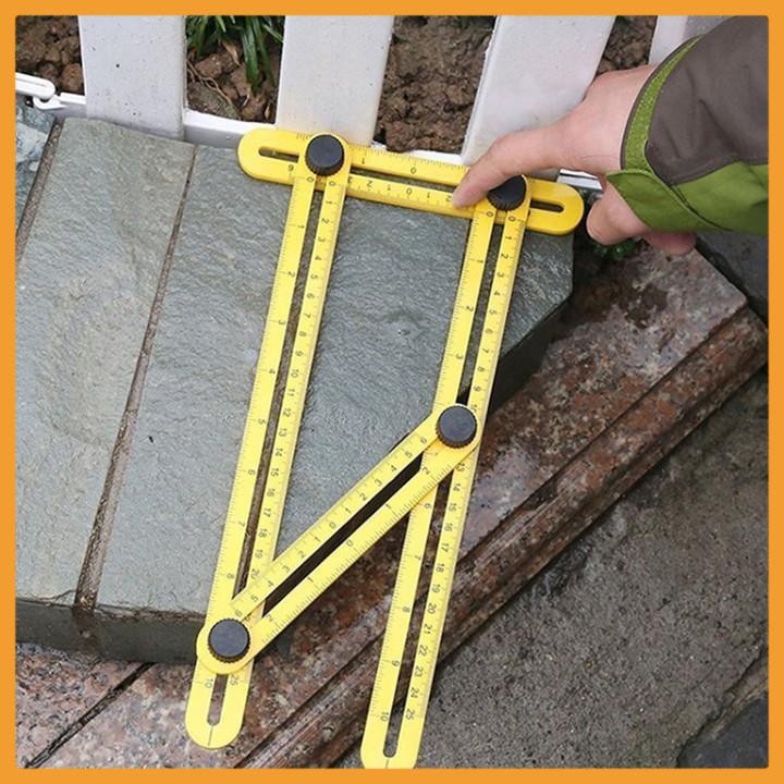 Thước chép hình nhựa vàng , thước cữ khoan ống nước , thước định vui lỗ khoét ... hàng công ty