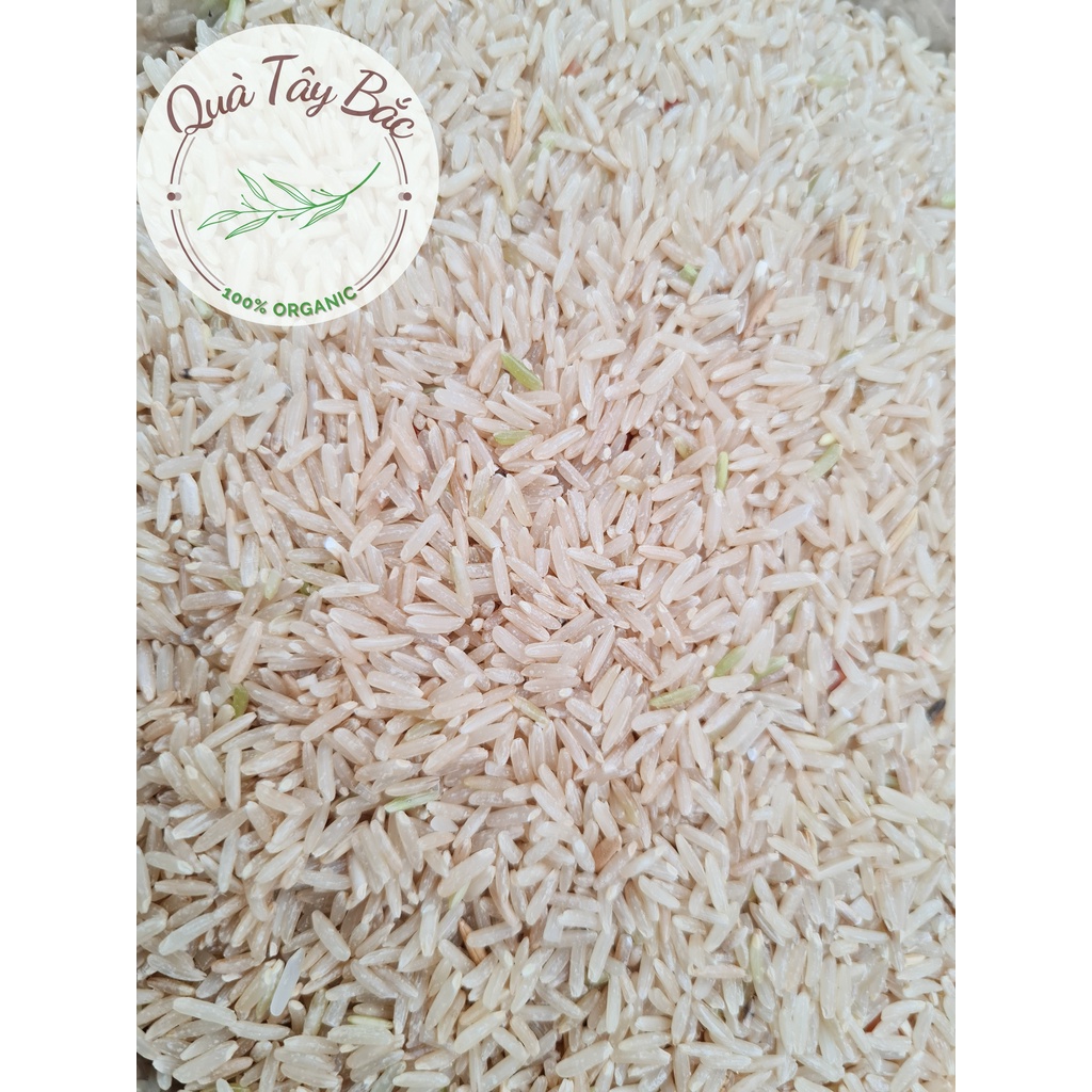 Gạo lứt trắng Chiêm Hương dẻo ngon