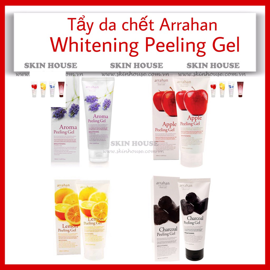 Sẵn - CHĂM SÓC LÀN DA CỦA BẠN VỚI TẨY DA CHẾT ARRAHAN PEELING GEL- Skinhouse