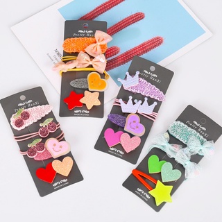 Set 5 Phụ Kiện Tóc iFIT Hình Trái Tim Đáng Yêu