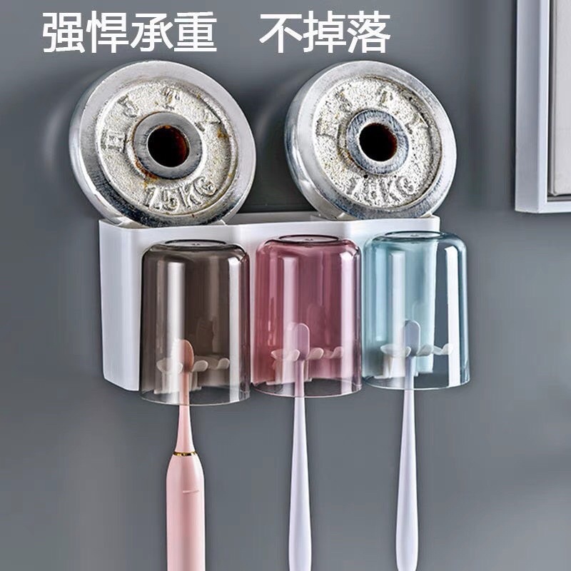 Bộ cắm chải kèm 2,3,4 cốc ecoco sang trọng cao cấp, kèm chỗ để đồ đa năng, kệ nhà tắm cắm bàn chải kèm nhả kem đa năng