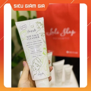 Er fresh sữa rửa mặt cho da nhạy cảm fresh soy face cleanser - 20ml 50ml 150ml 200ml