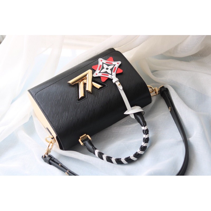 Túi xách tay nữ khoá logo có dây đeo chéo tuỳ chỉnh phom cứng louis vuitton LV