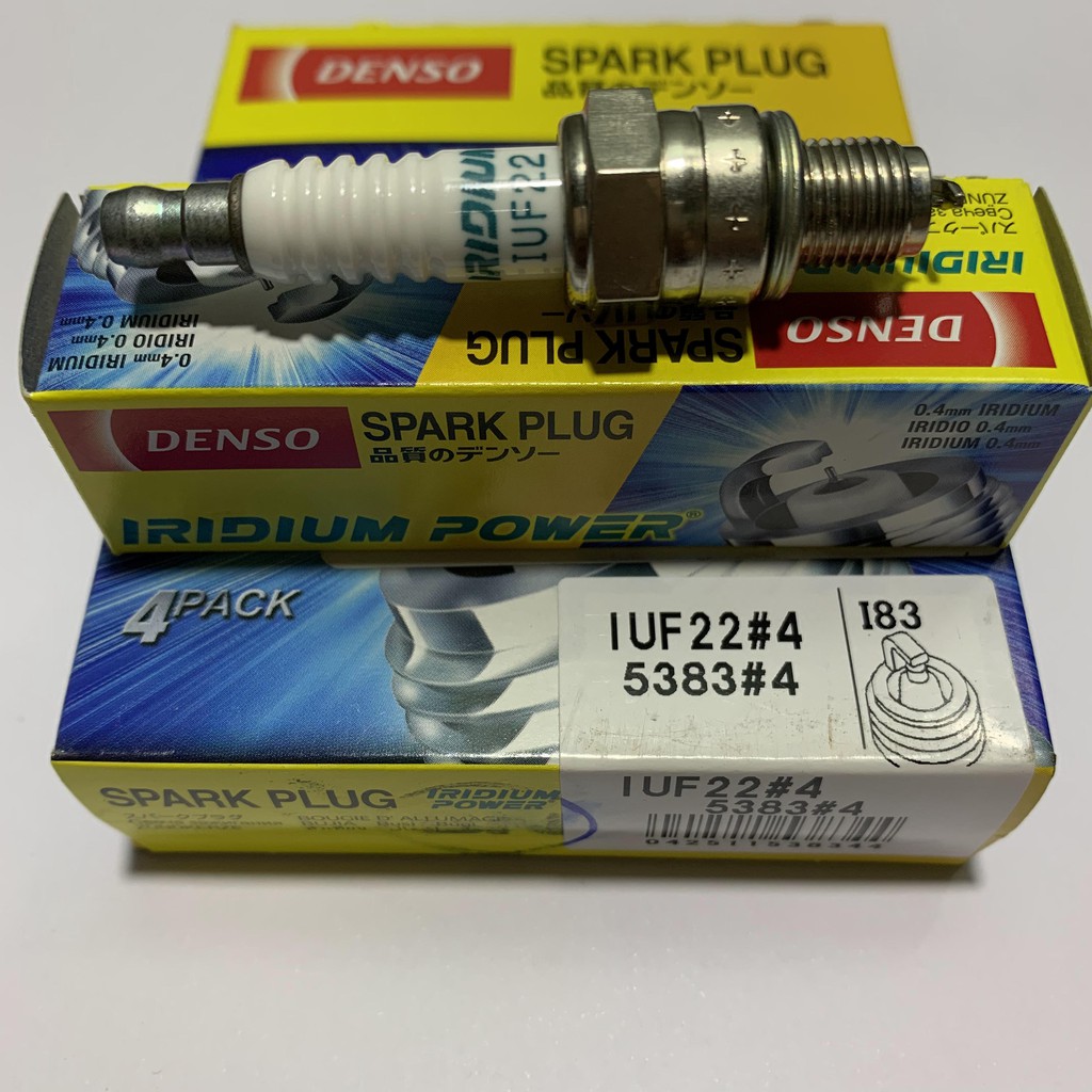 Bugi bạch kim cho Sirius - DENSO IRIDIUM POWER IUF22