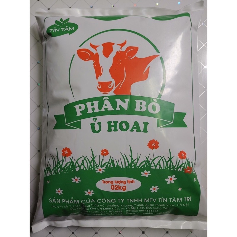 Phân bò khô đã ủ hoai mục 1kg