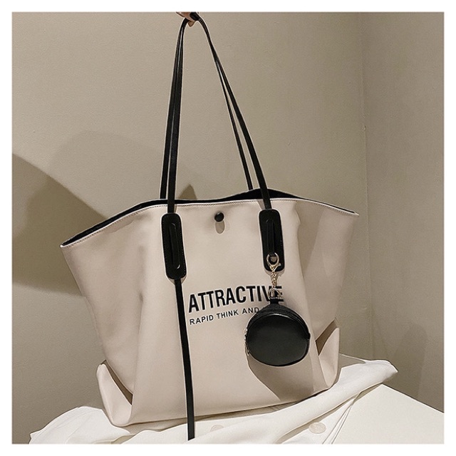 Túi Tote Big Size Hàn Quốc Woman Bag Túi Vải Lớn Tiện Lợi 2020