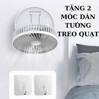 Quạt mini gấp gọn tích điện hàng cao cấp 3 cấp độ mát, quạt mini để bàn xoay 180