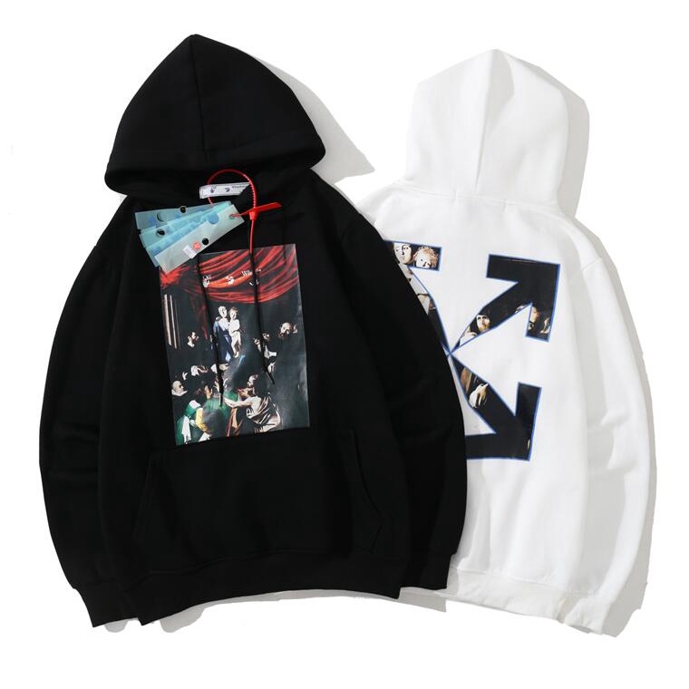 OFF-WHITE Áo Hoodie off white Thời Trang Cao Cấp